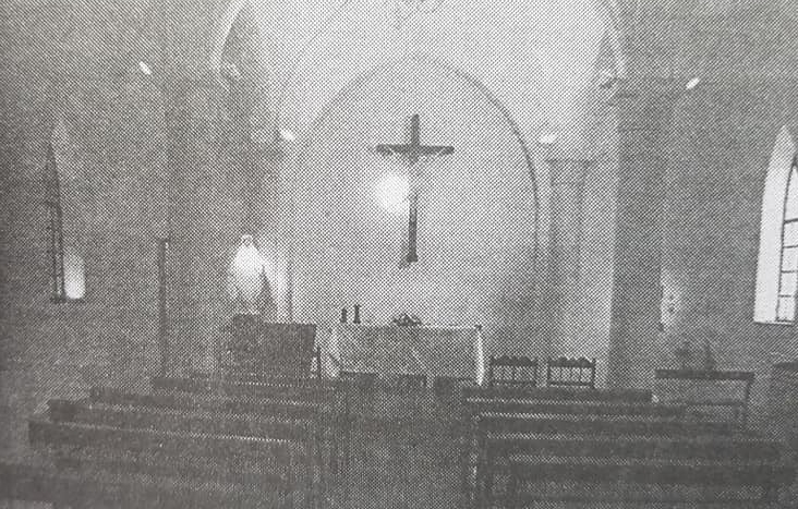 La Capilla del Colegio Nuestra Señora de la Misericordia, y una misa de Nochebuena, el 24 de diciembre de 1935.