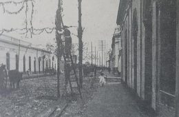 La calle Pellegrini, escenario de la fiesta de carnaval, a fines del siglo XIX, y comienzos del XX.