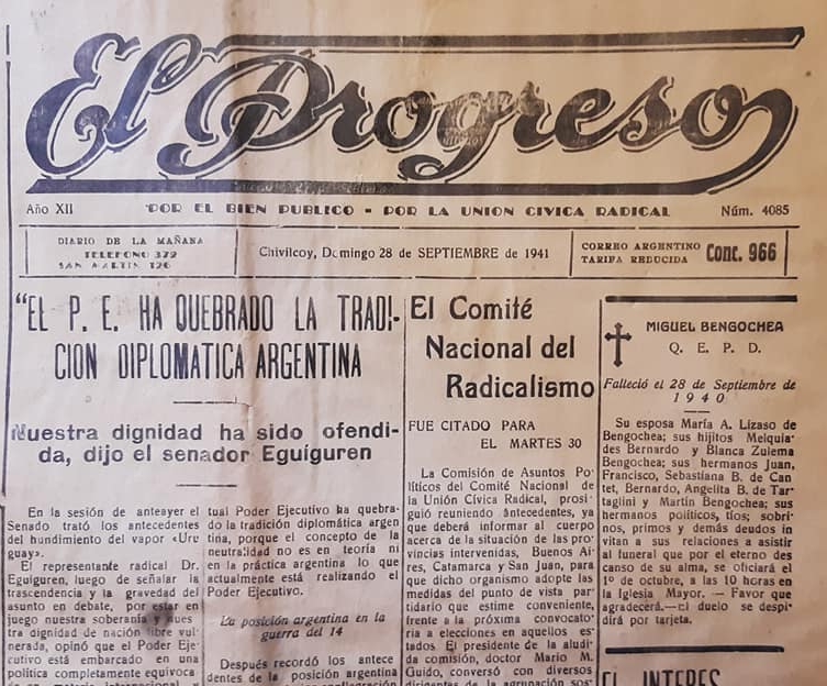 El firme y valeroso diario “El Progreso”, y su memorable director, el ferviente y singular periodista, Constantino Antuña (1908 – 1960).