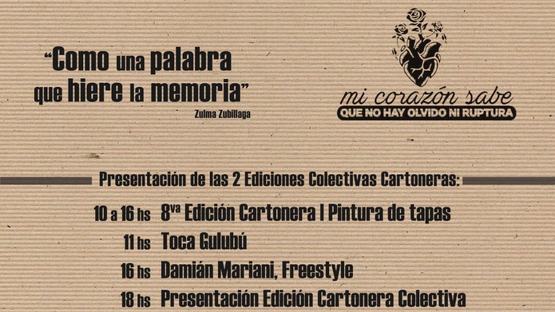 Las ediciones cartoneras, por la Memoria de los argentinos